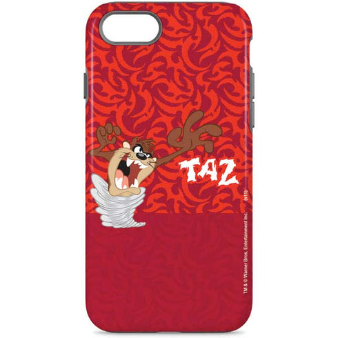 Looney Tunes Tasmanian Devil Swirl iPhone Cases